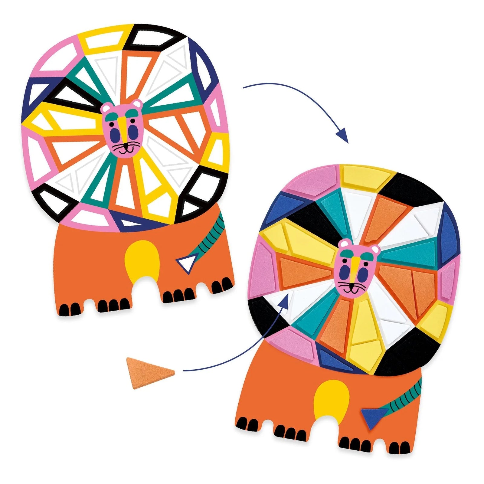 Djeco Africa Collage Craft Kit