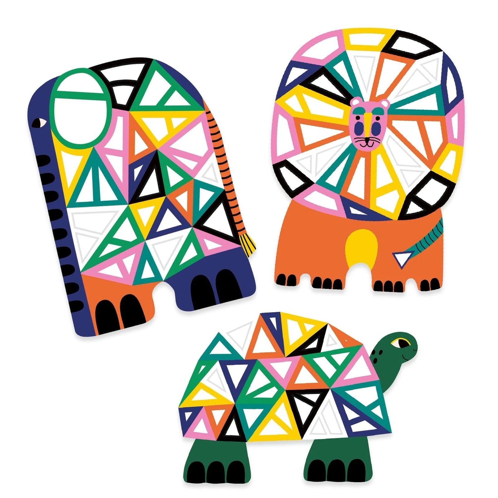 Djeco Africa Collage Craft Kit