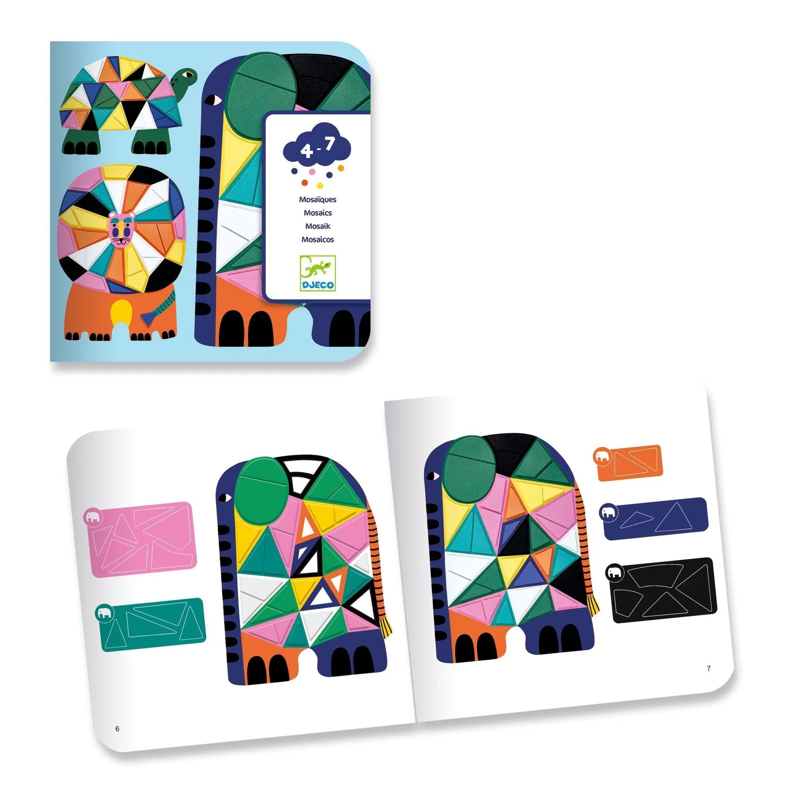 Djeco Africa Collage Craft Kit