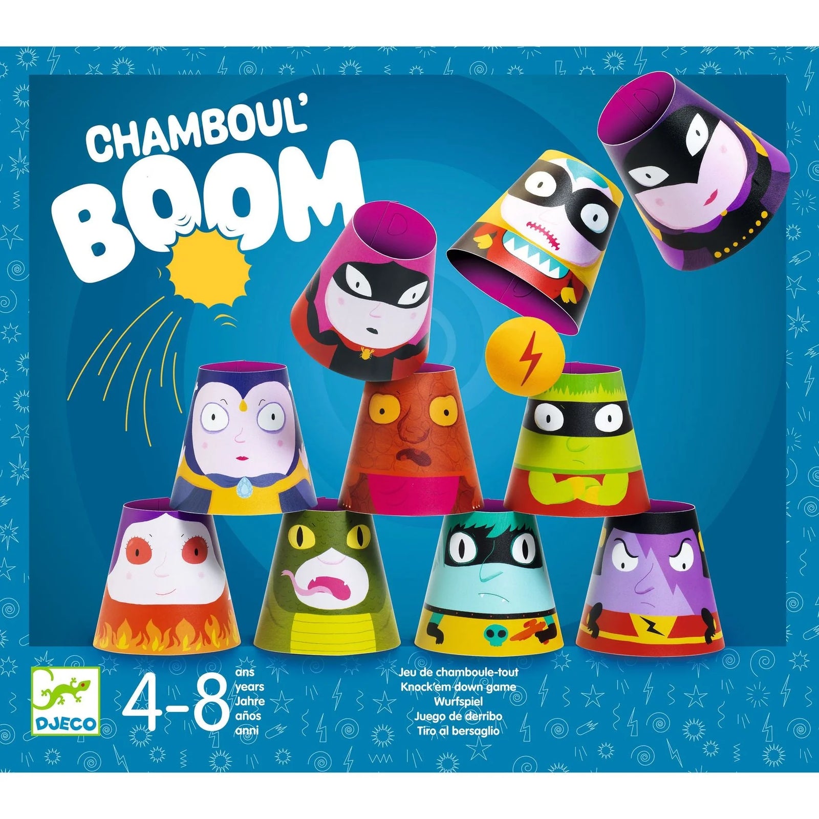 Djeco Chamboul Boom Knock Down Game