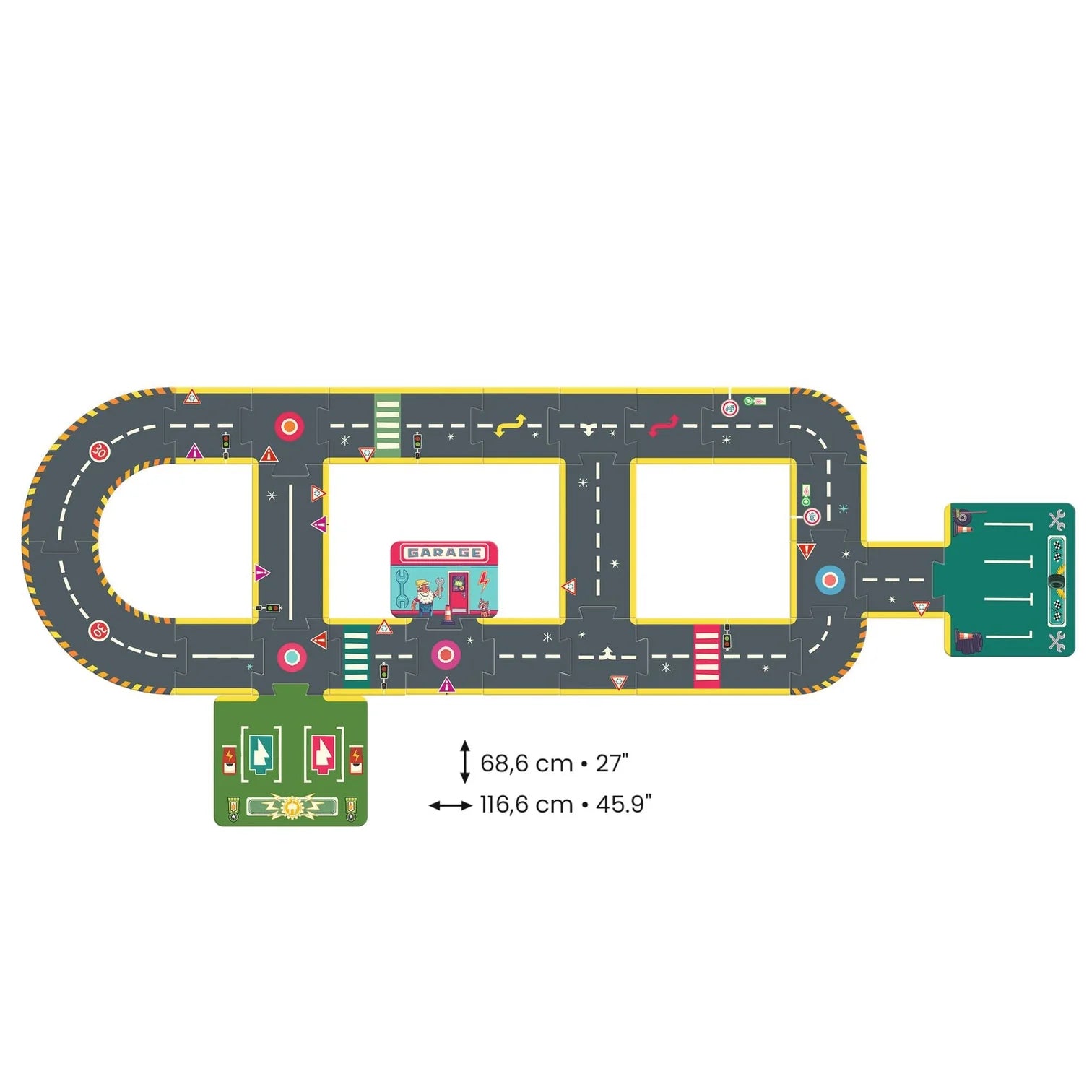 Djeco Crazy Motors Circuit 26pc