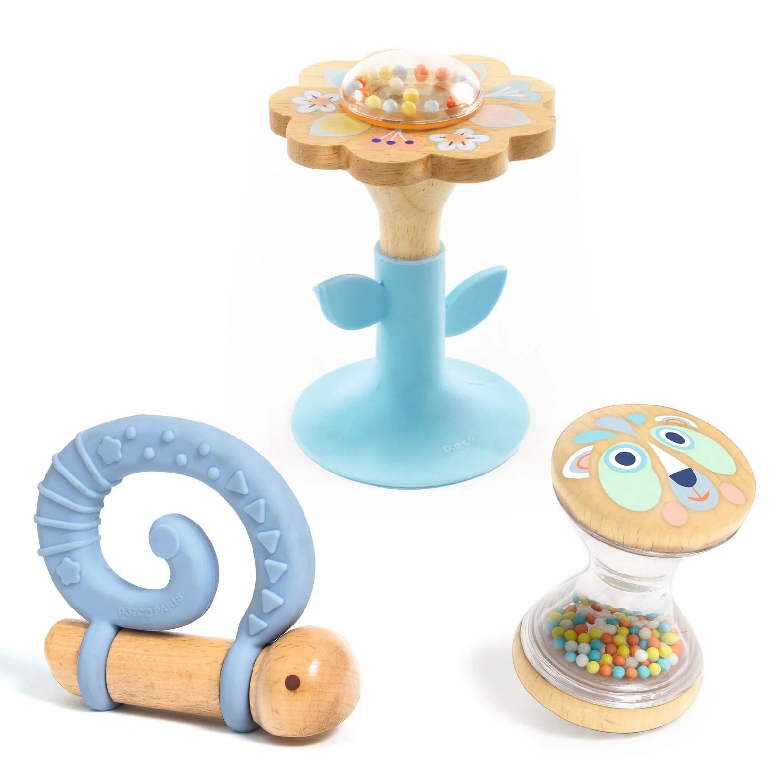 Djeco Baby White BabyGifti 3pc Set