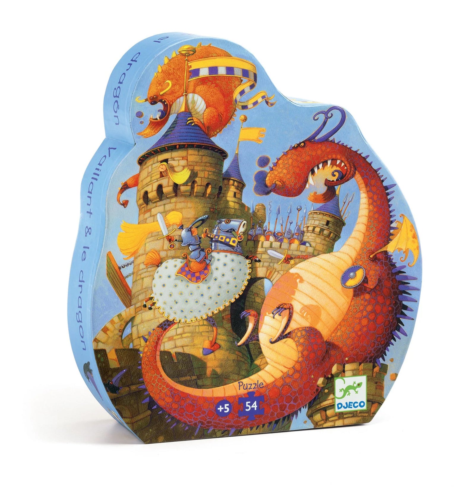 Djeco Valliant & The Dragon 54pc Silhouette Jigsaw Puzzle
