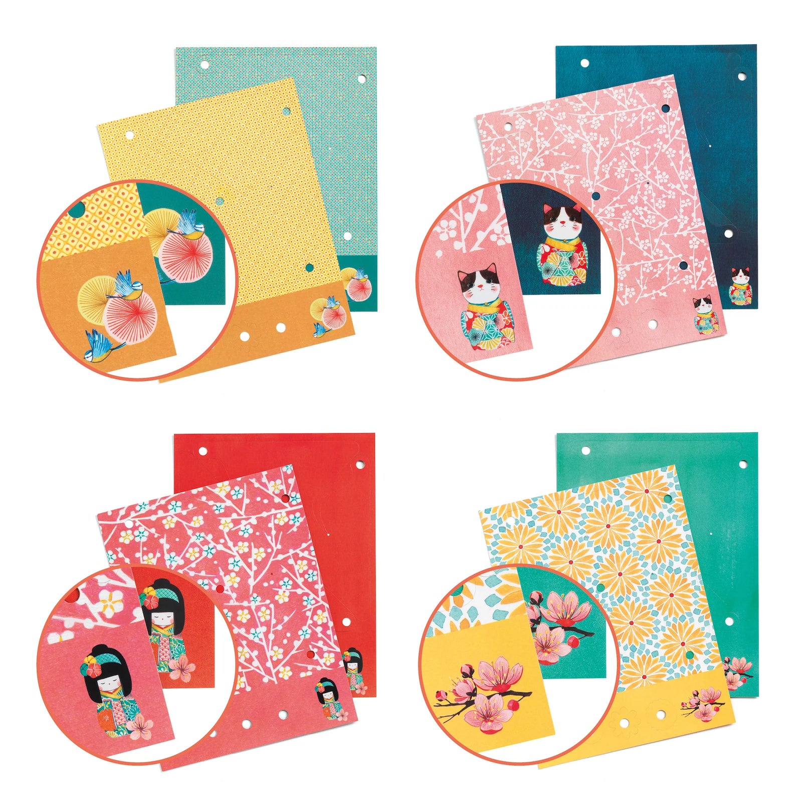 Djeco Sweet Windmills Pinwheels DIY Craft Kit