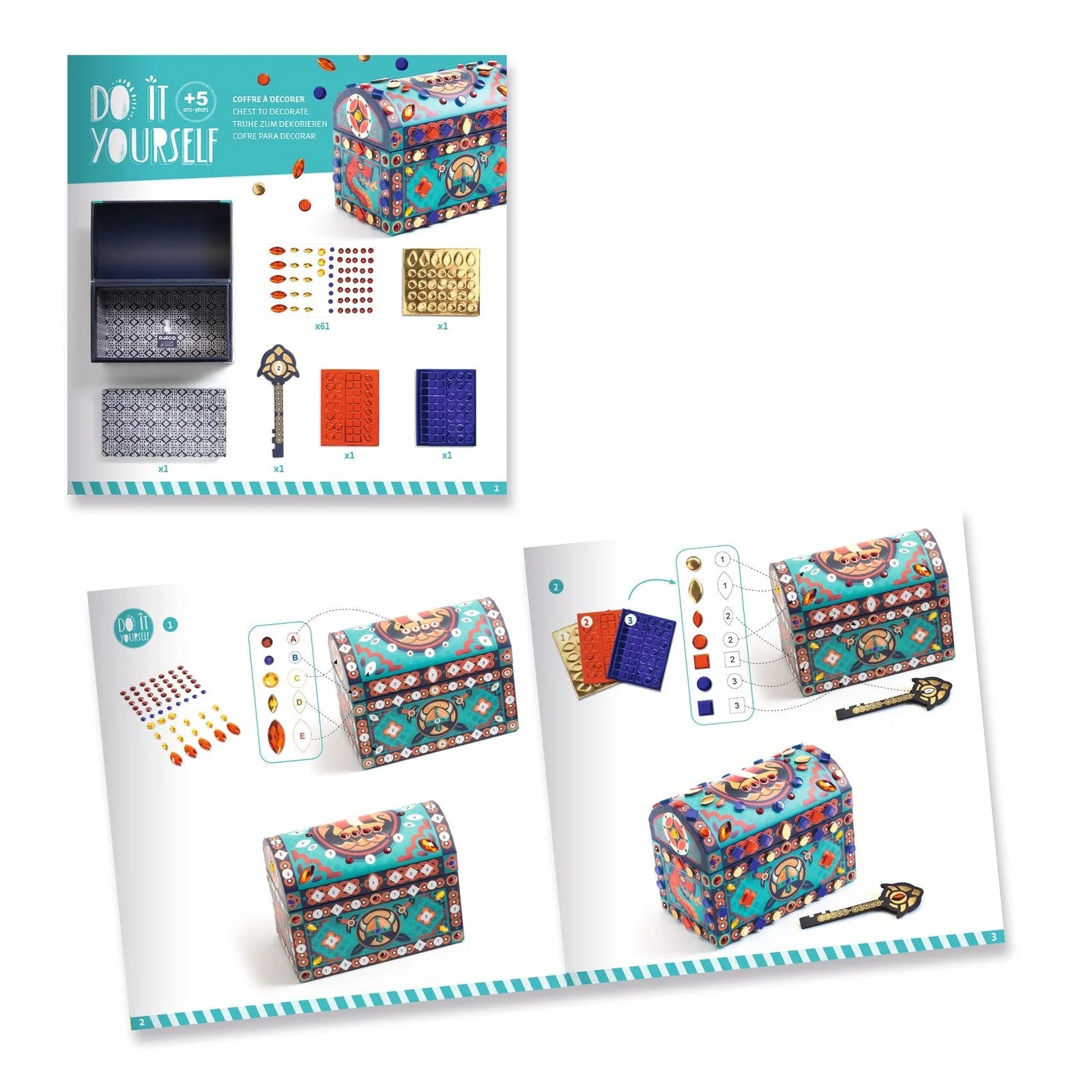 Djeco Super Treasure DIY Craft Kit