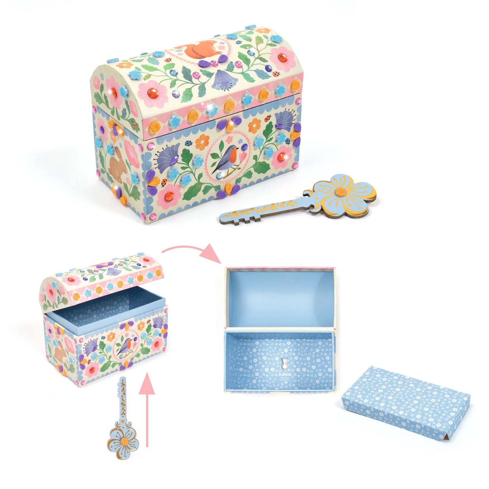 Djeco Precious Treasure DIY Craft Kit