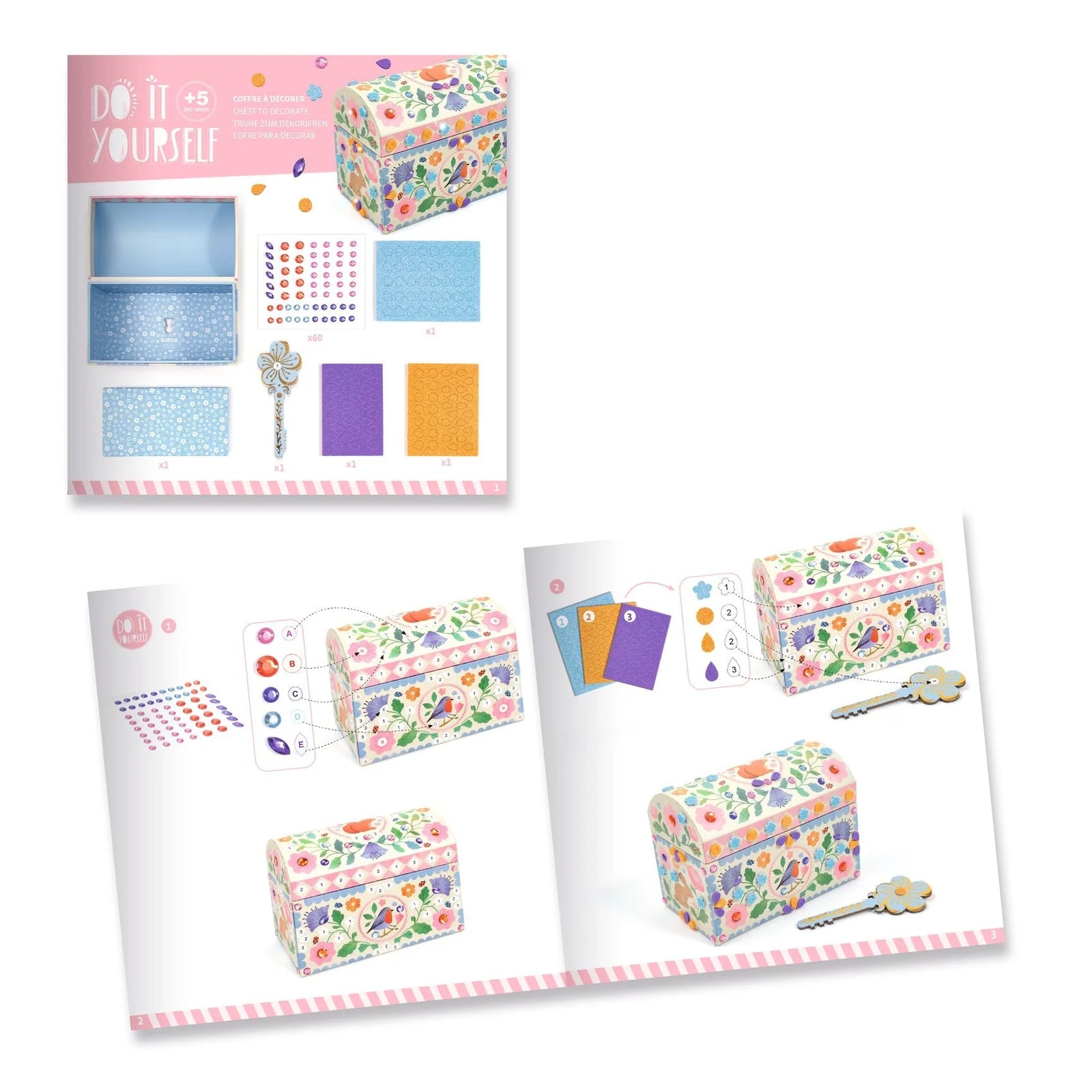Djeco Precious Treasure DIY Craft Kit