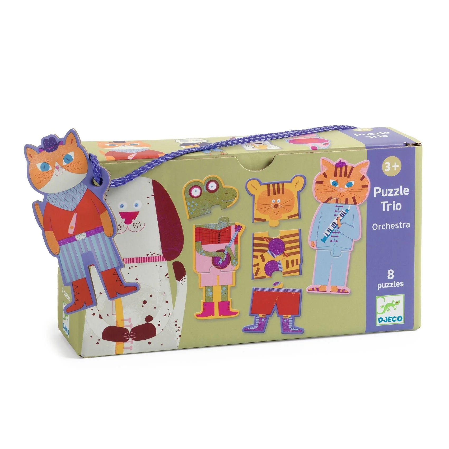 Djeco Orchestra Puzzle Trio Matching Activity