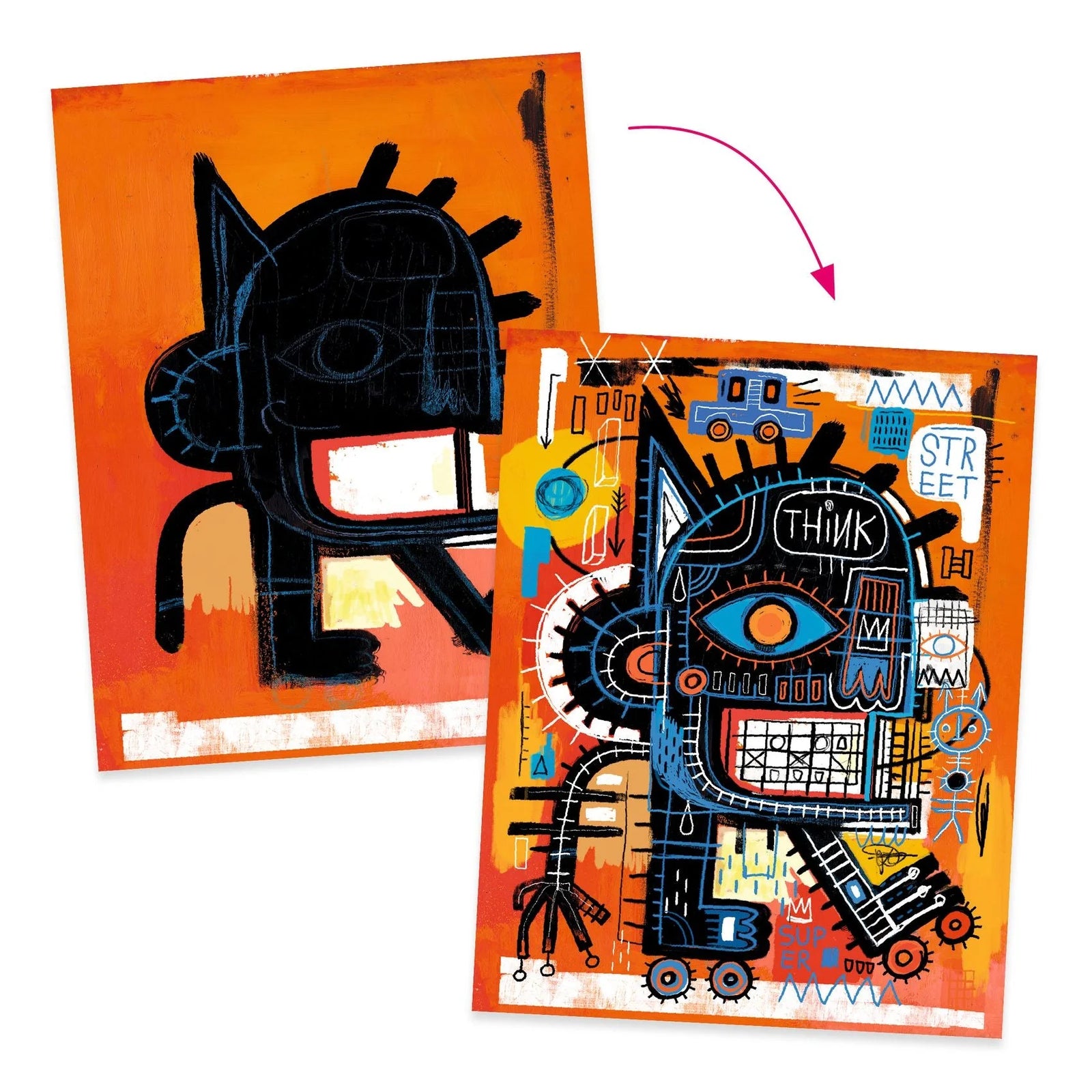 Djeco Brooklyn Inspired by Basquiat Art Kit