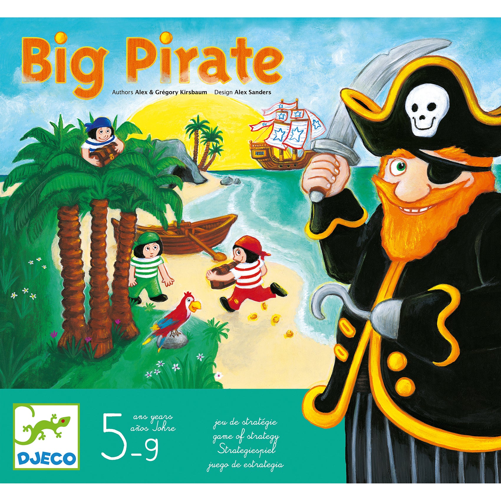 Djeco Pirates 'n' Dice – Würfelspiel mit Wetten ab 7 Jahren Djeco Pirates 'n' Dice – Würfelspiel mit Wetten ab 7 Jahren