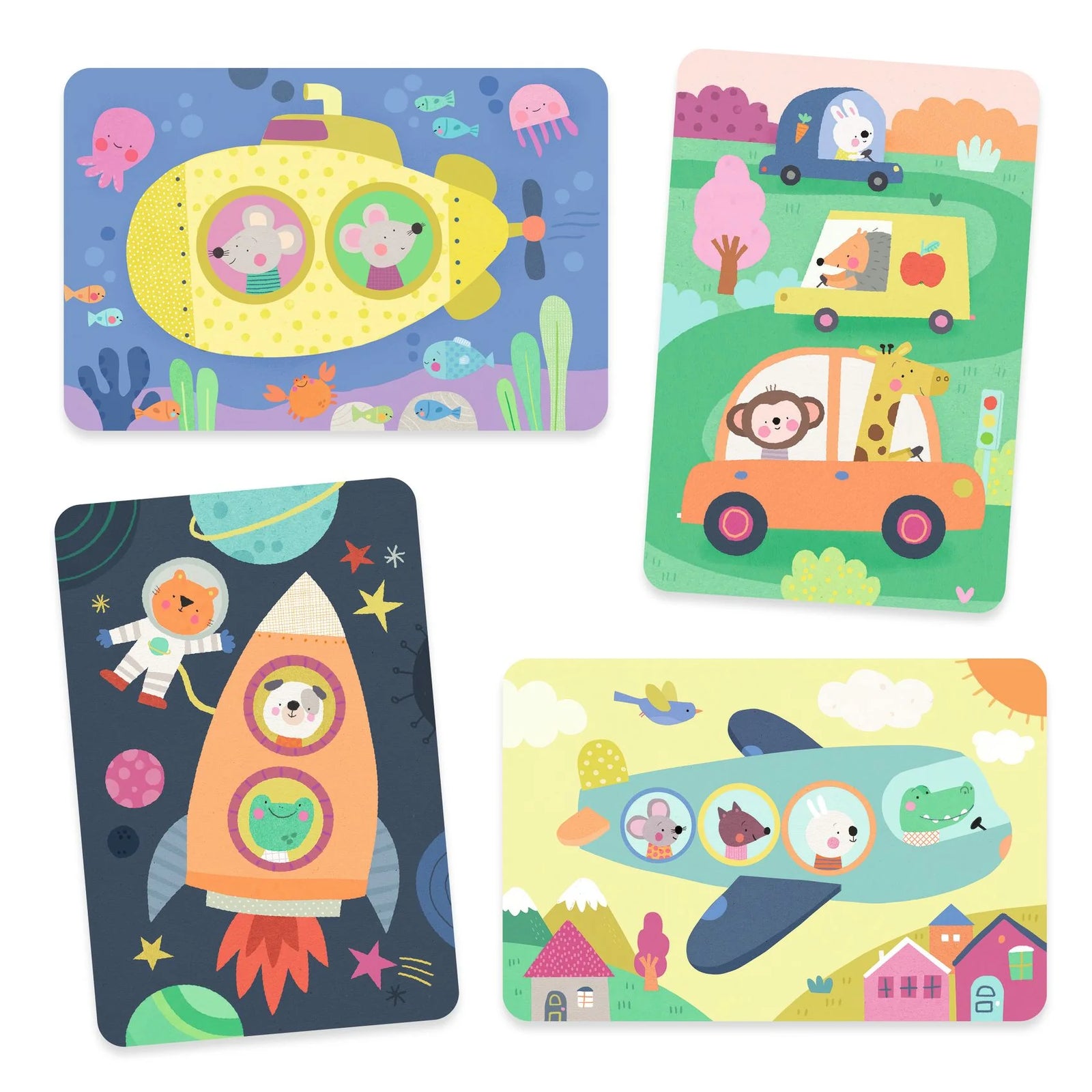 Djeco On the Road Magic Coloring