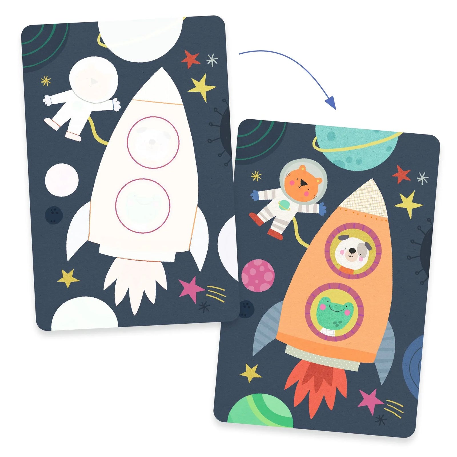 Djeco On the Road Magic Coloring
