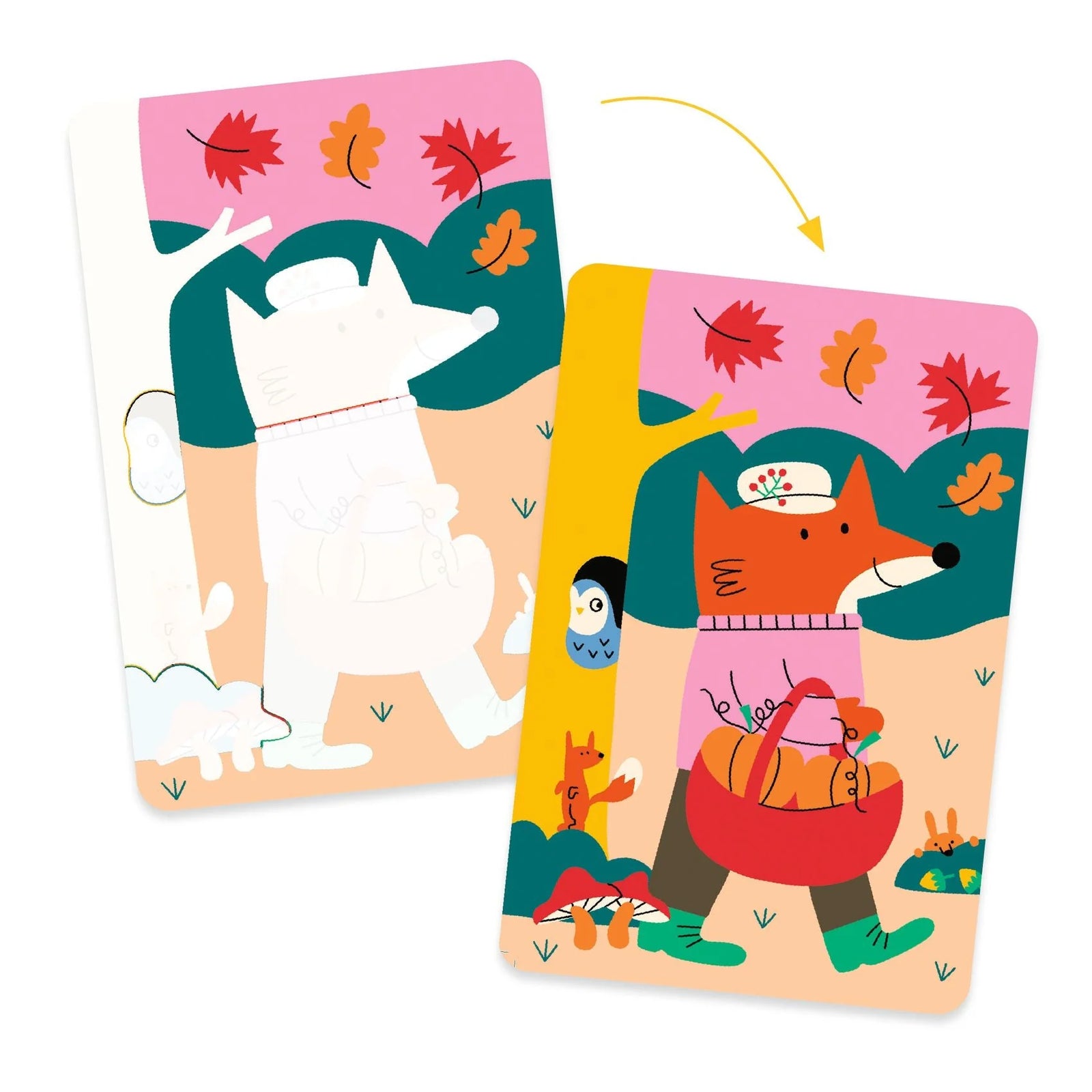 Djeco 4 Seasons Magic Coloring Kit