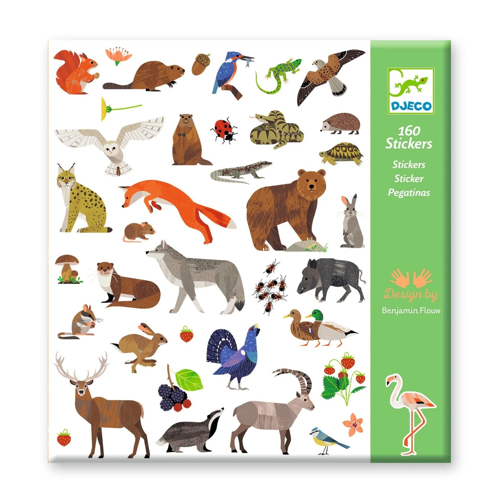 Djeco Stickers - Fauna