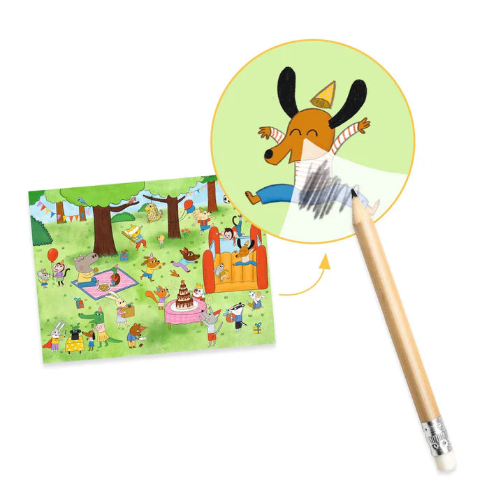 Djeco Party Time Rub on Transfers