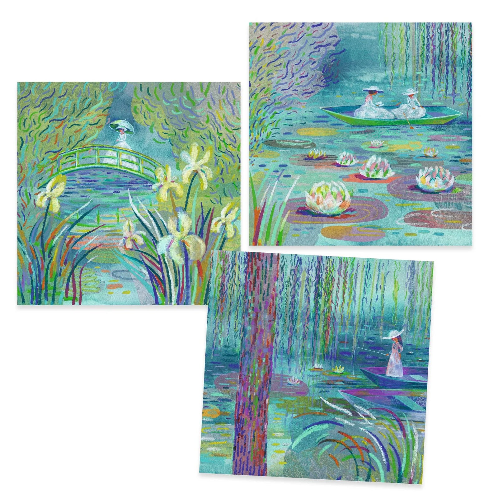 Djeco On the Water Inspired by Claude Monet Art Kit