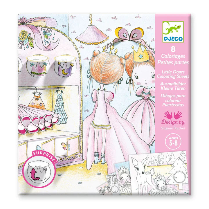 Coloring & Activity: Pupi's Little Doors