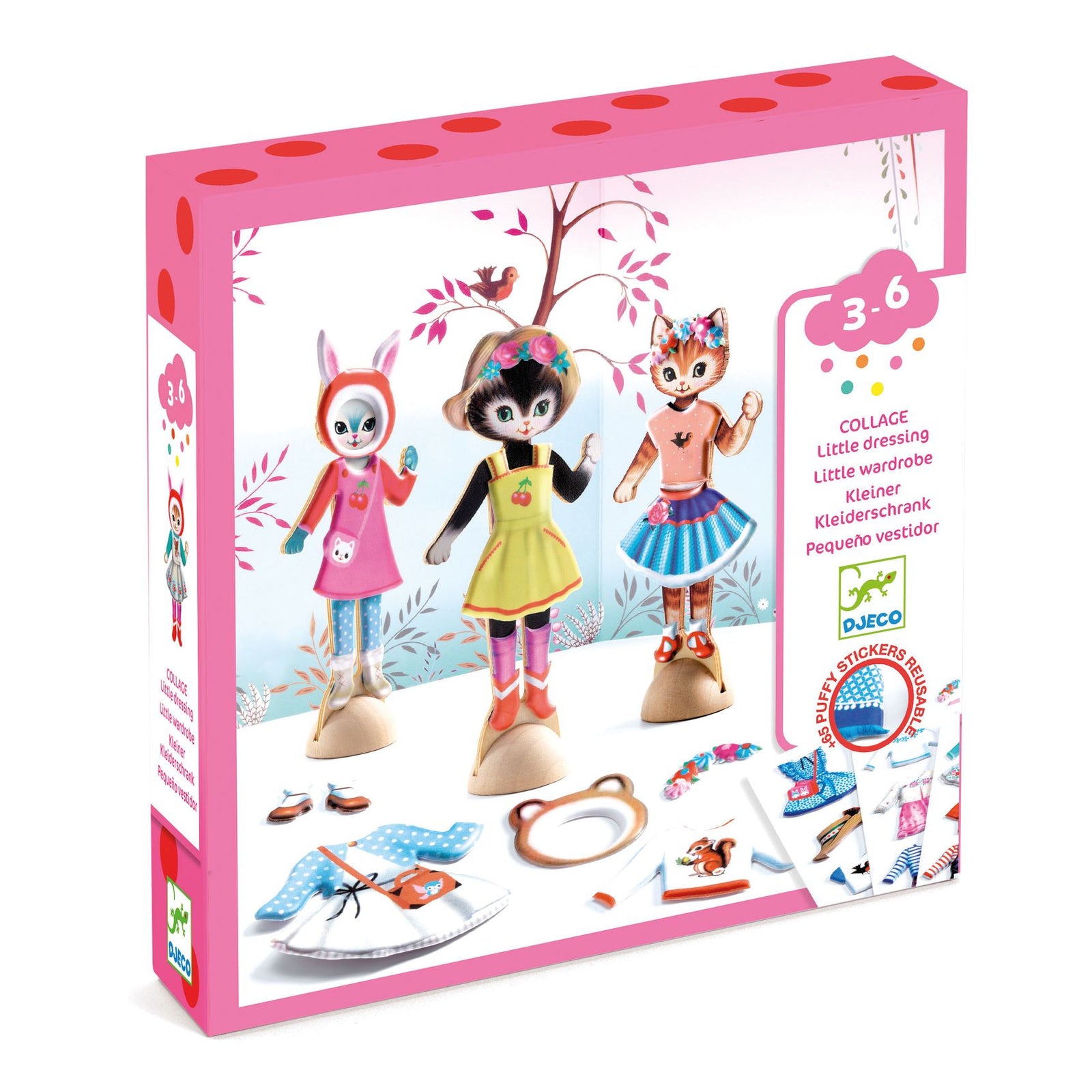 Djeco Little Wardrobe Collage Craft Kit