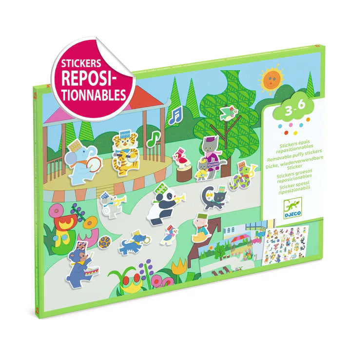 Djeco Fanfare Repositionable Stickers