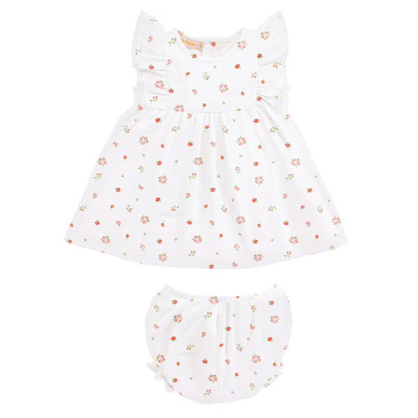 Rosebuds II Dress Set with Ruffle