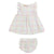 Baby Club Chic Gingham Sunshine Dress Set with Ruffle