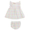 Baby Club Chic Gingham Sunshine Dress Set with Ruffle