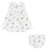 Bunny's Garden Dress Set with Round Collar