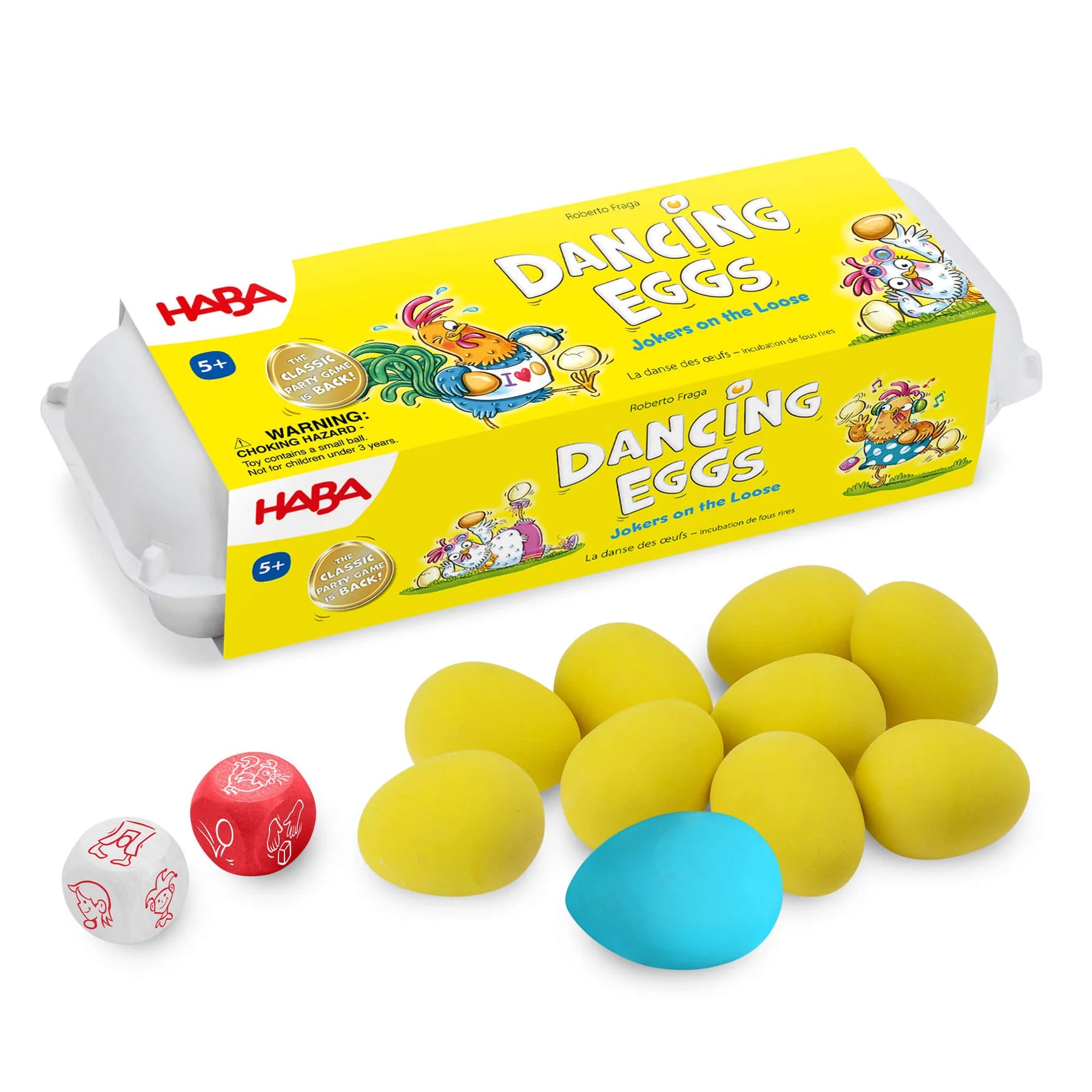 Egg Point Game Loop Haba Dancing Eggs Movement Game – Kids 'N Kribs