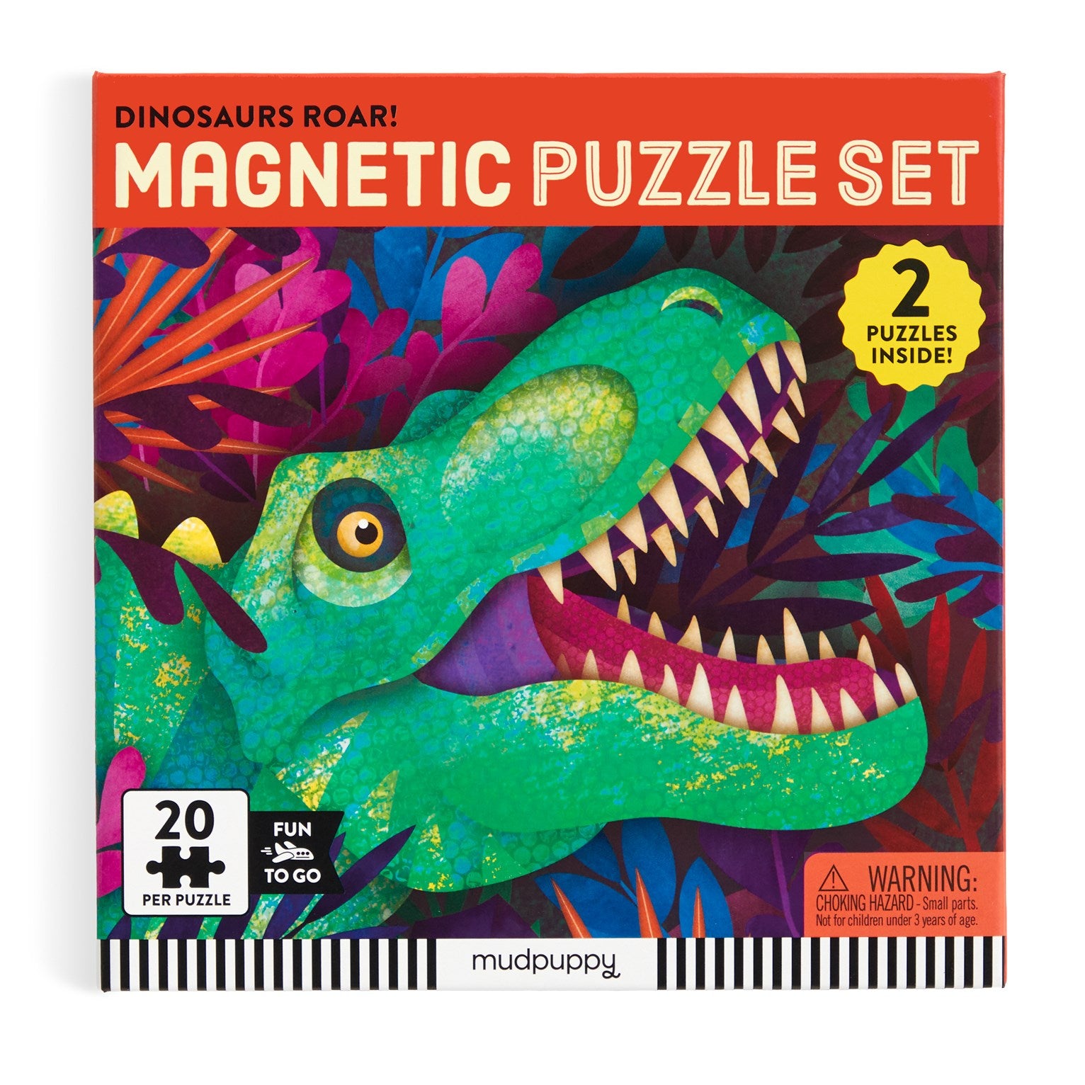 Mudpuppy Dinosaurs Roar! Magnetic Puzzle Set