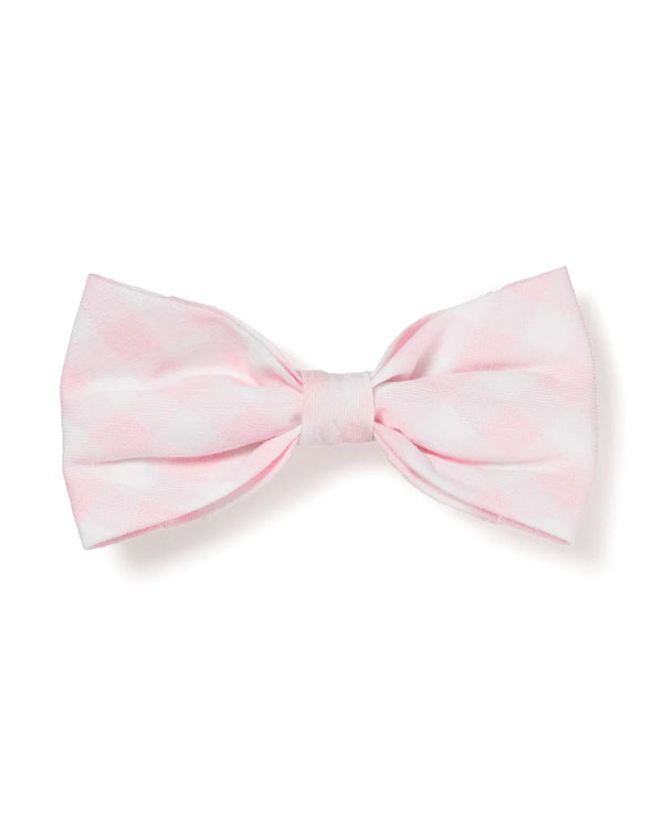 Dog Bow Tie, Pink Gingham
