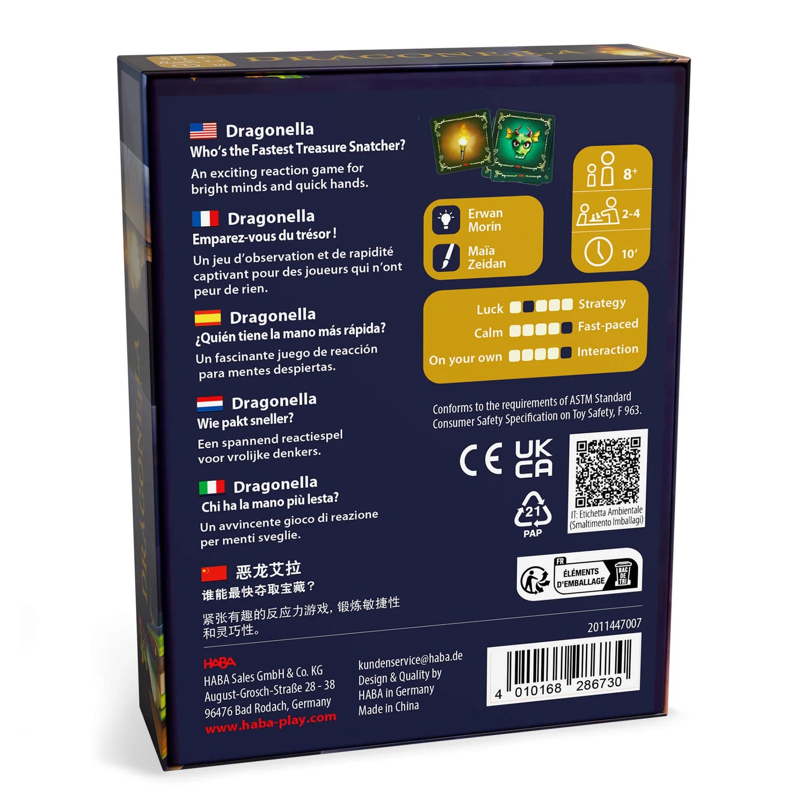 Haba Dragonella Card Game