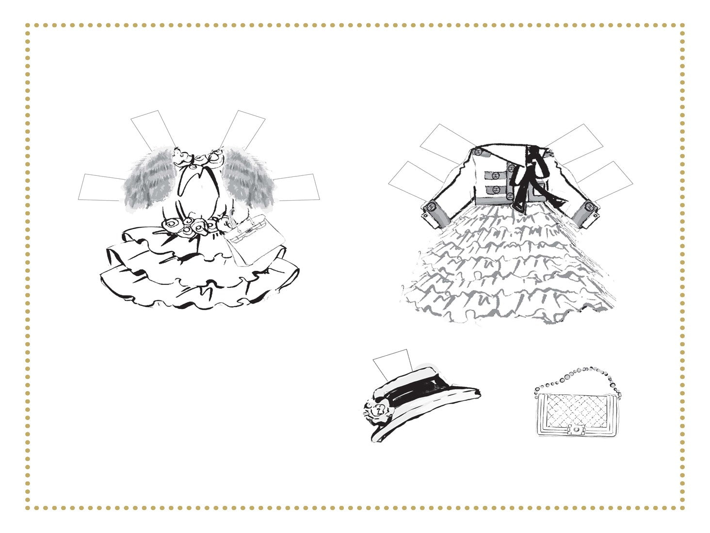 Chronicle Books Dress Up Claris! Paper Doll Set: A Claris: The Chicest Mouse in Paris Book