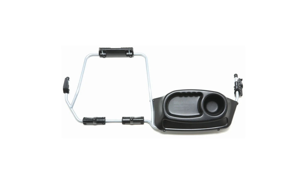 Overhead view of Duallie jogging stroller adapter for Graco Infant Car Seats