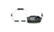 Overhead view of Duallie jogging stroller adapter for Graco Infant Car Seats