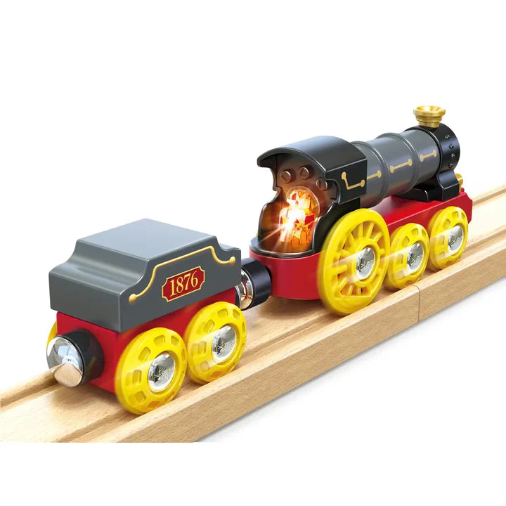 Hape Retro Steam Train with Lights & Sounds