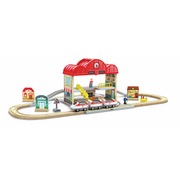 Portable Train Station Set
