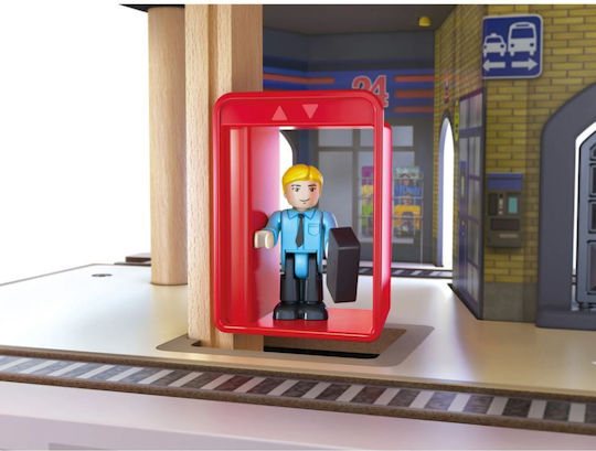 Hape Multi-Level Railway City Set