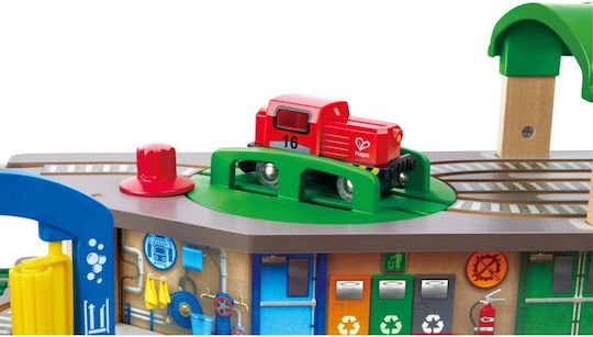 Hape Multi-Level Railway City Set