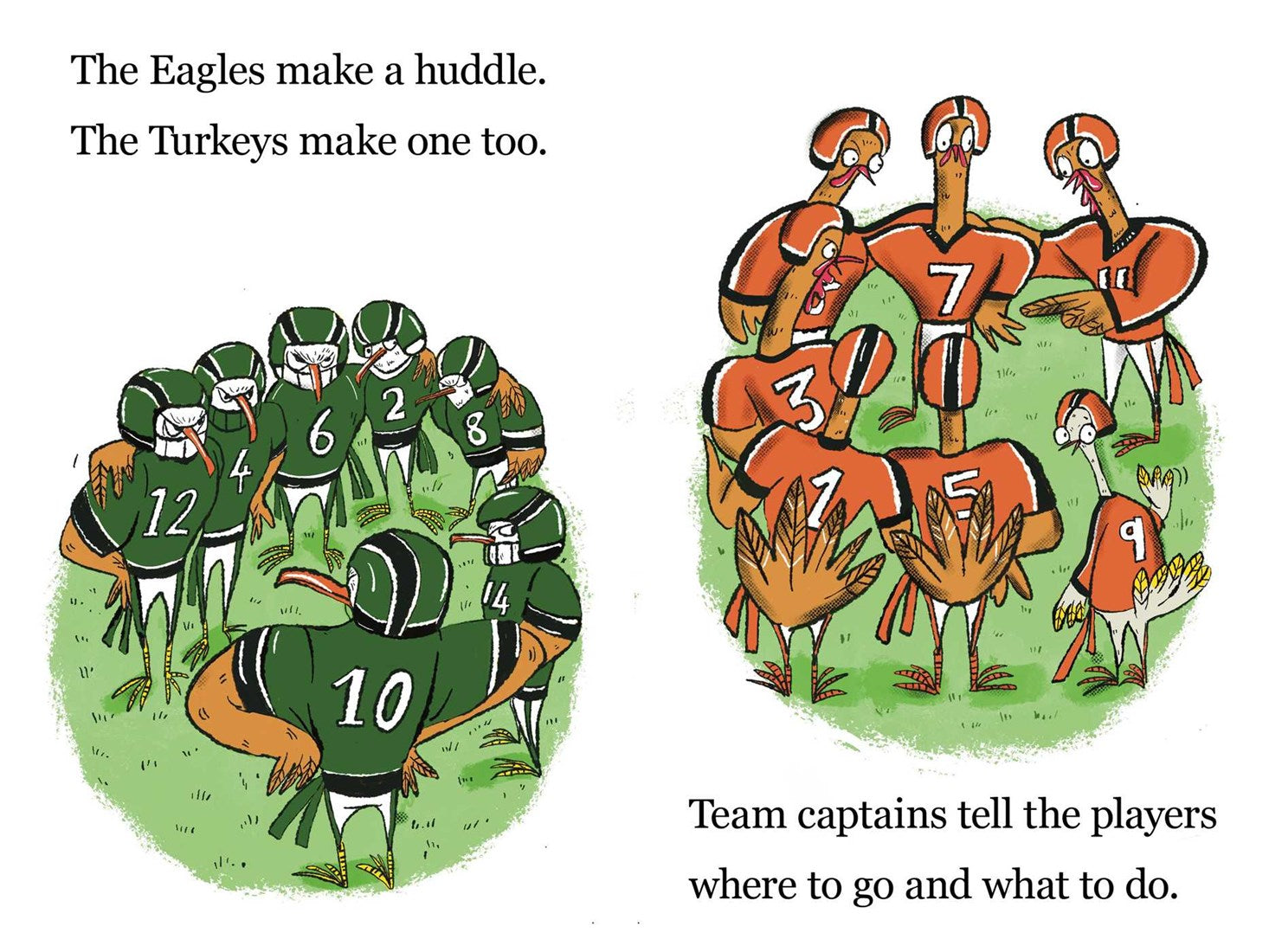 Simon and Schuster Eagles in the End Zone