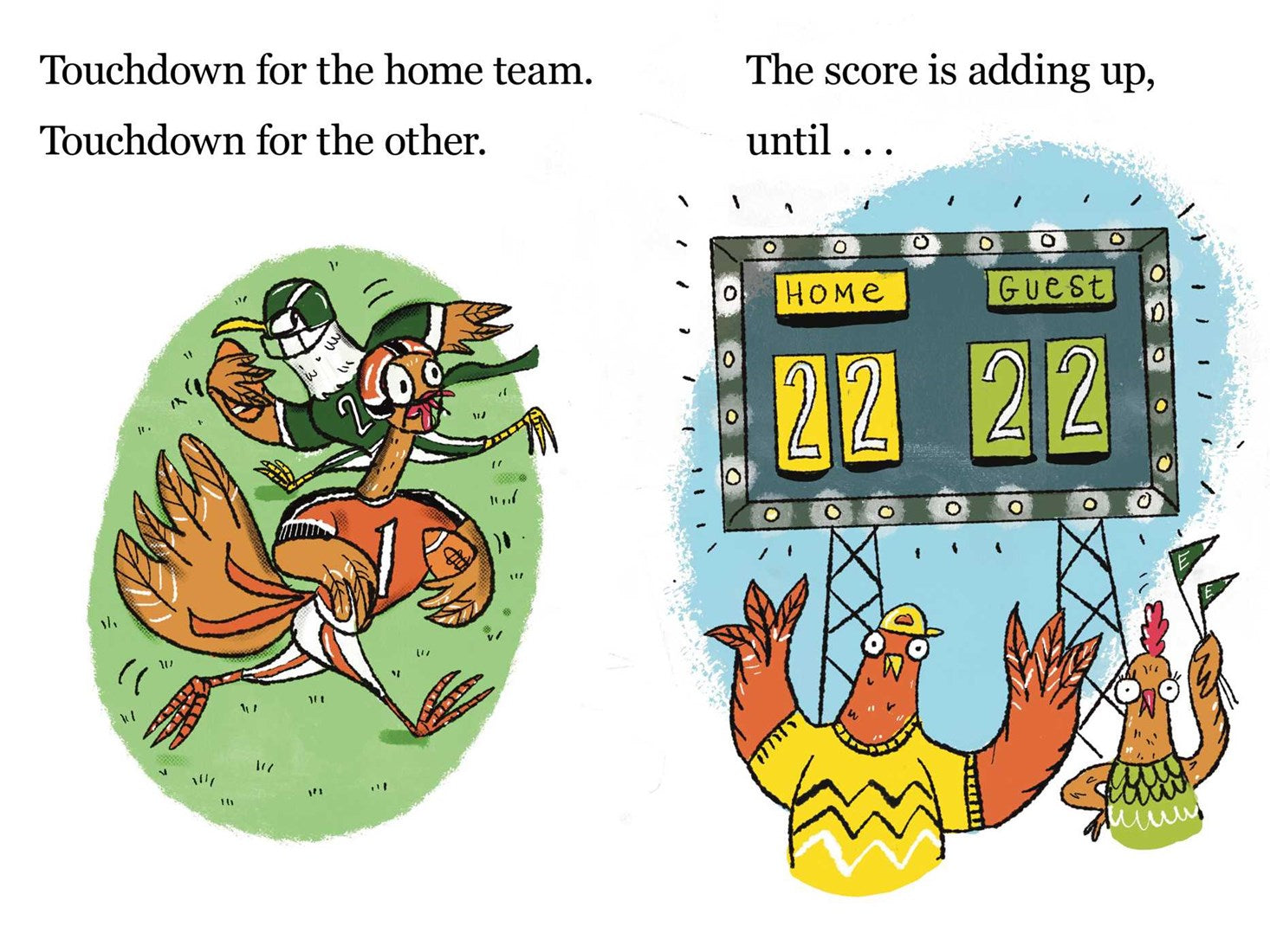 Simon and Schuster Eagles in the End Zone