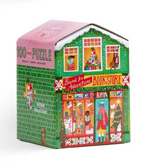 Eeboo Christmas Market 100 Piece Puzzle