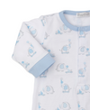 Elephant ABC's Playsuit, Blue