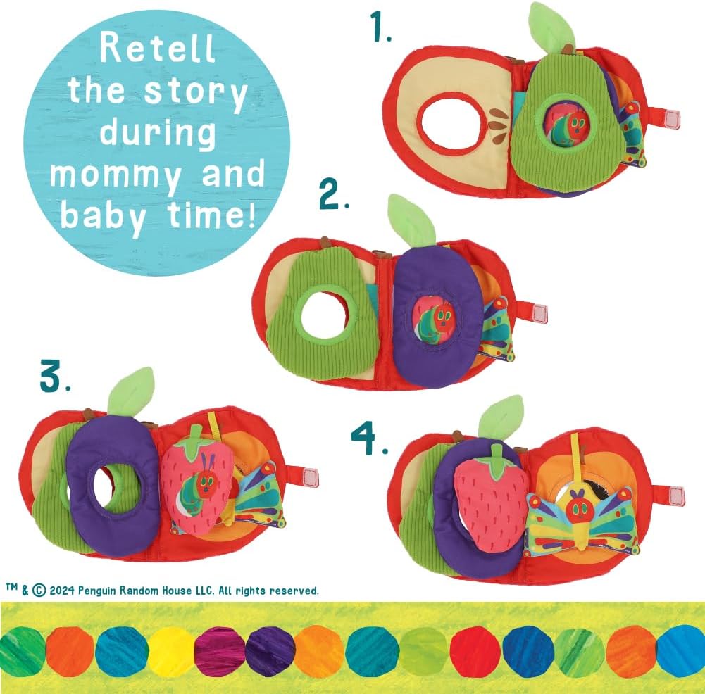 Kids Preferred Eric Carle Very Hungry Caterpillar Activity Apple and Plush