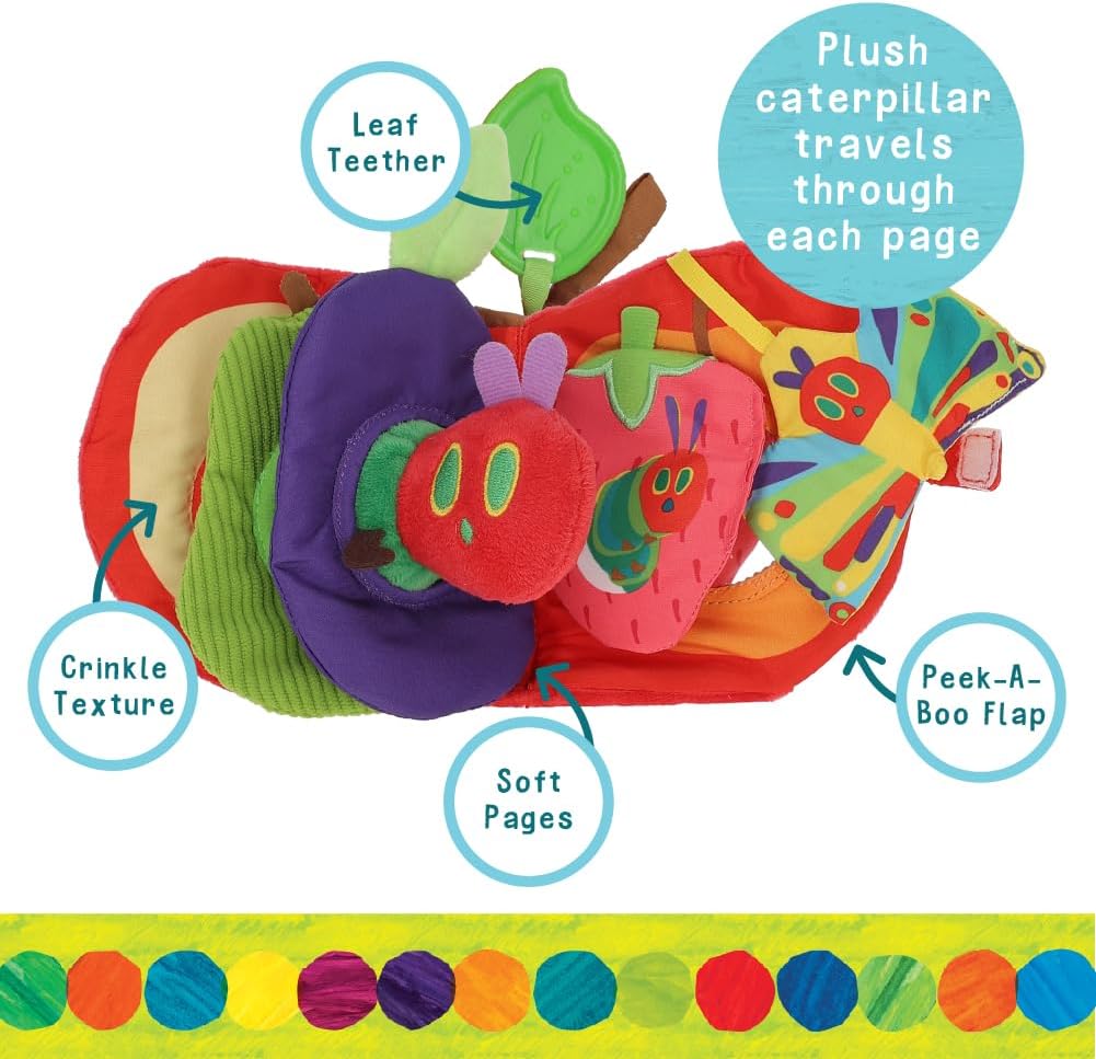 Kids Preferred Eric Carle Very Hungry Caterpillar Activity Apple and Plush