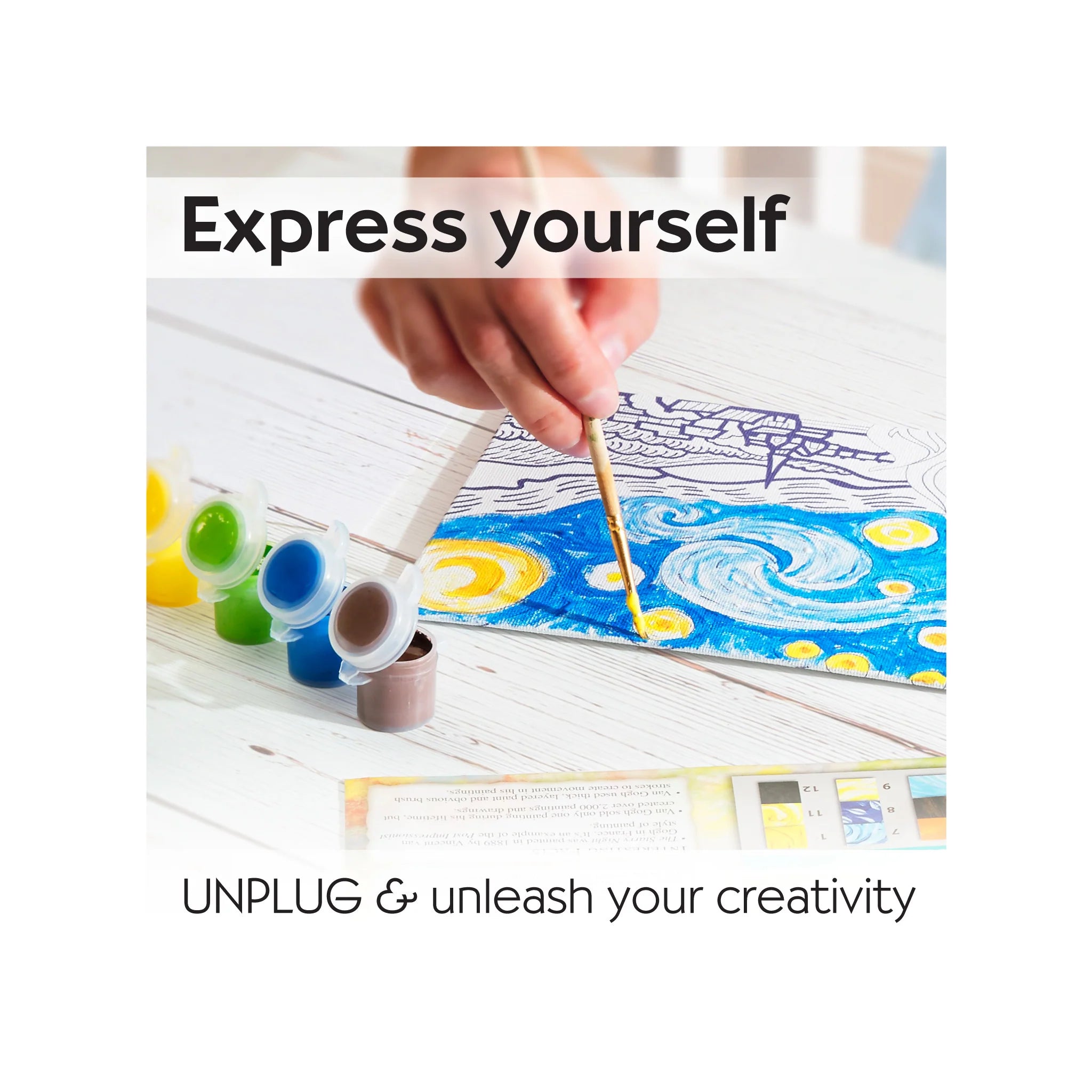 Faber Castell Paint by Number Museum Series - The Starry Night