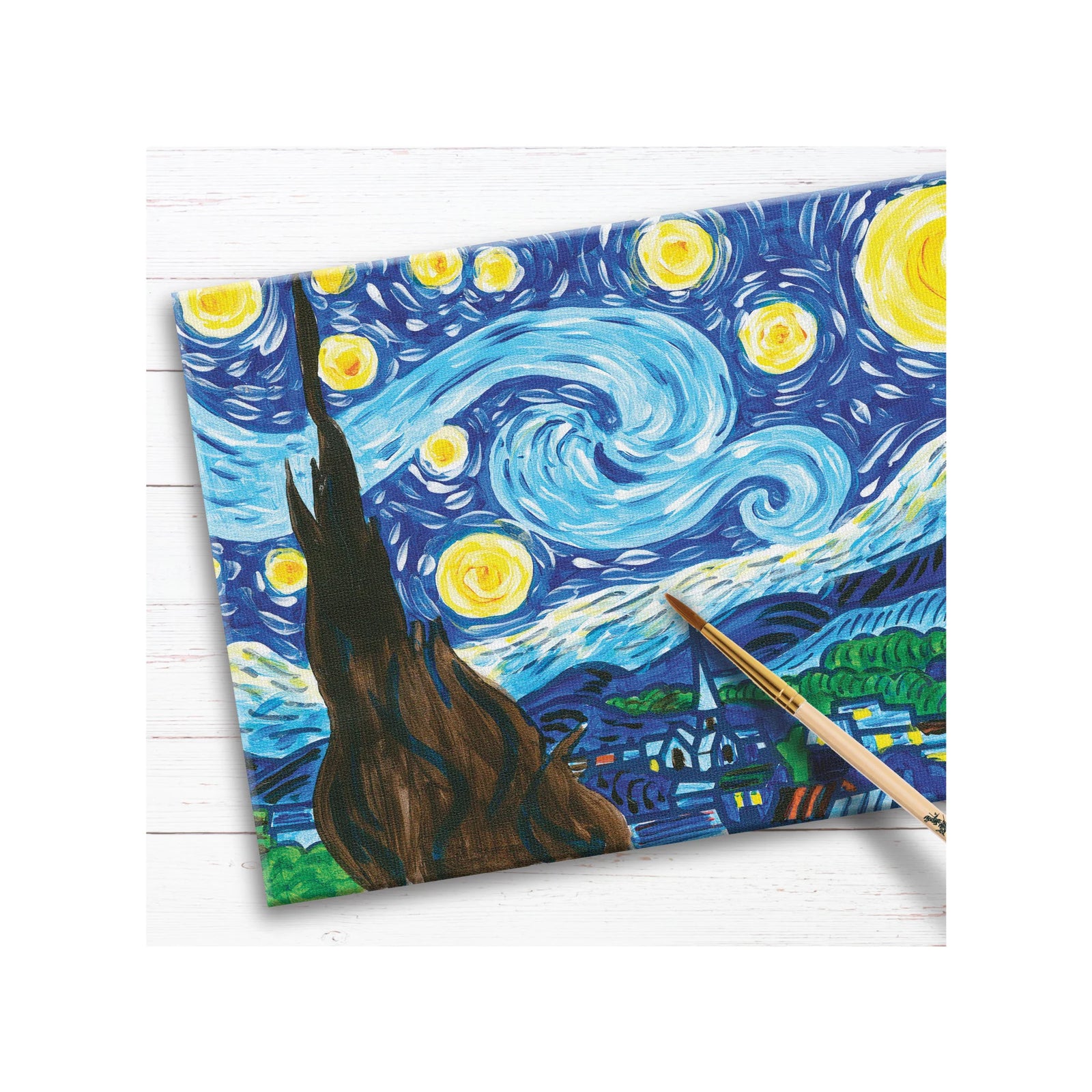 Faber Castell Paint by Number Museum Series - The Starry Night