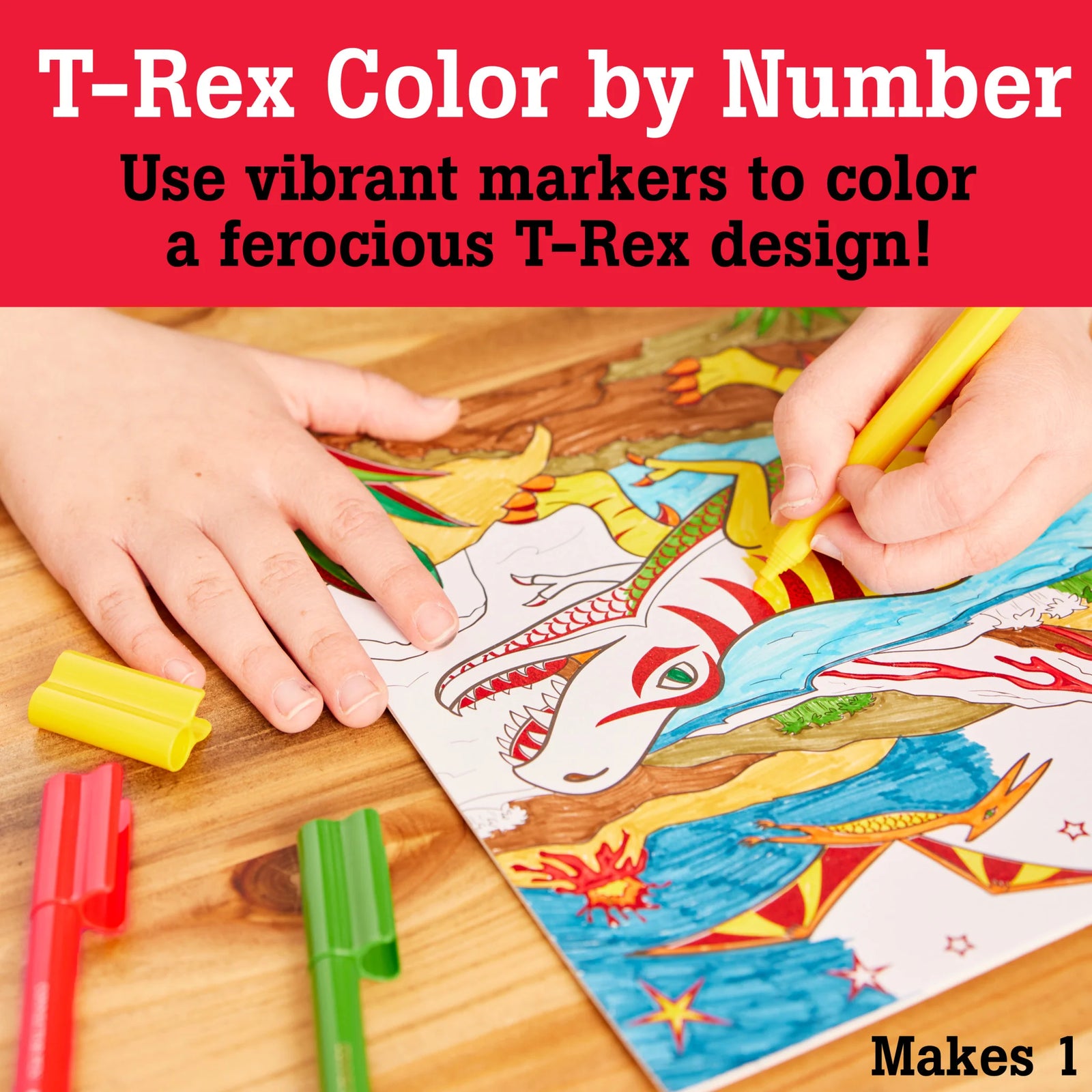 Faber Castell Foil Fun Paint By Number - T-Rex