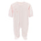 Baby Club Chic Spring Flowers Footie W/ Lace Trim