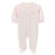 Baby Club Chic Pretty Bows Pink Footie with WHLace Trim