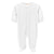 Baby Club Chic Baby Lambs Footie W/ Lace Trim, White